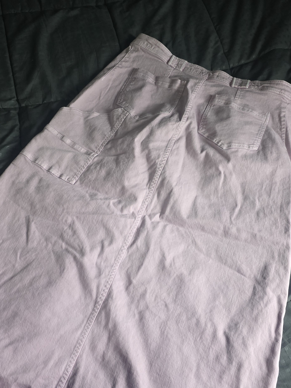 Pilcro Lilac Utility Midi Skirt - Picture 2 of 3